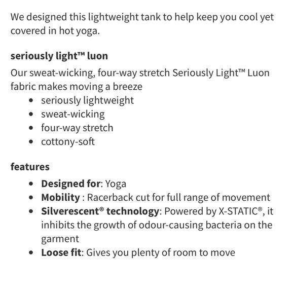 015. Lululemon 105 F Singlet Tank Top- Like New - Picture 3 of 7